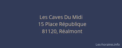 Les Caves Du Midi