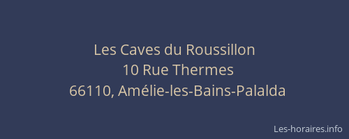 Les Caves du Roussillon