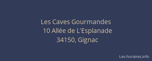 Les Caves Gourmandes