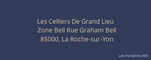 Les Celliers De Grand Lieu