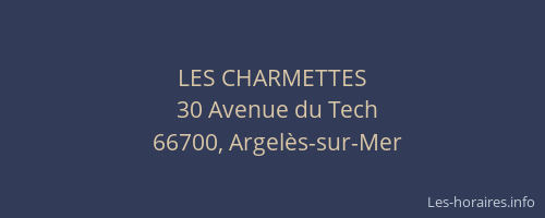 LES CHARMETTES