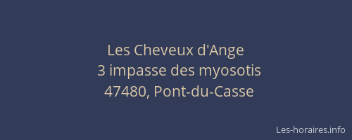 Les Cheveux d'Ange