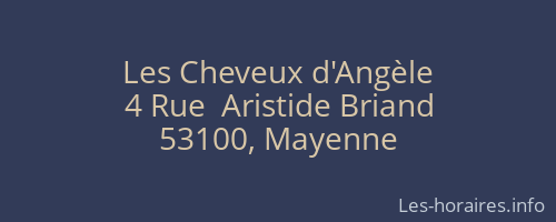 Les Cheveux d'Angèle