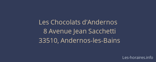 Les Chocolats d'Andernos