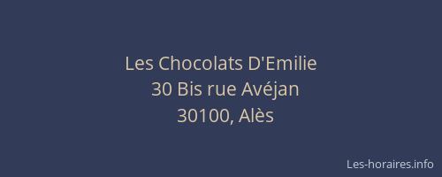 Les Chocolats D'Emilie