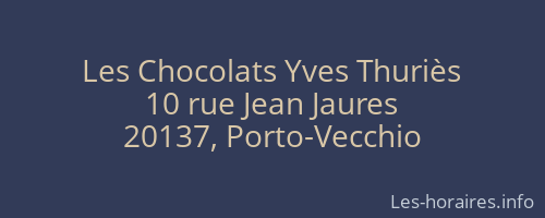 Les Chocolats Yves Thuriès