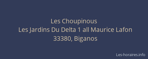 Les Choupinous