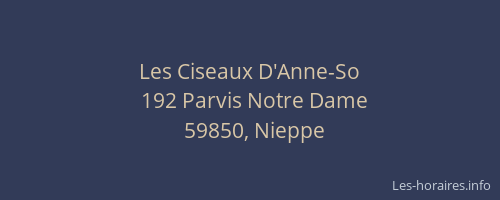 Les Ciseaux D'Anne-So