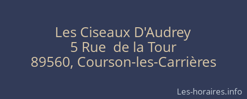 Les Ciseaux D'Audrey