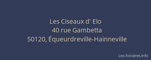 Les Ciseaux d' Elo