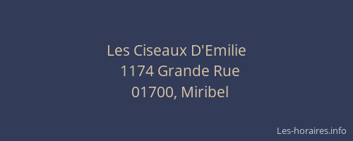 Les Ciseaux D'Emilie