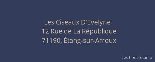 Les Ciseaux D'Evelyne