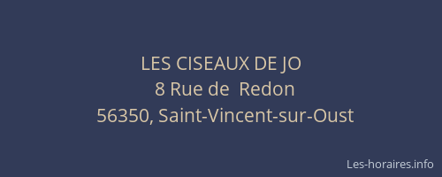 LES CISEAUX DE JO