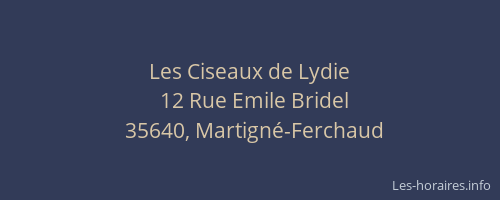 Les Ciseaux de Lydie