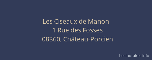 Les Ciseaux de Manon