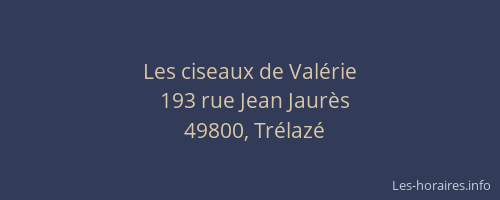 Les ciseaux de Valérie