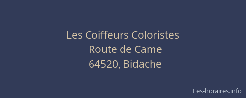 Les Coiffeurs Coloristes