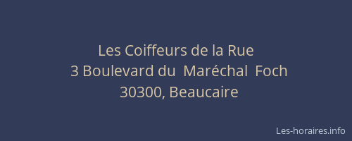 Les Coiffeurs de la Rue
