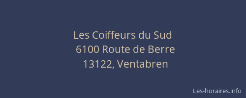 Les Coiffeurs du Sud