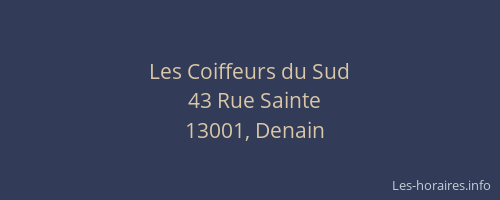 Les Coiffeurs du Sud