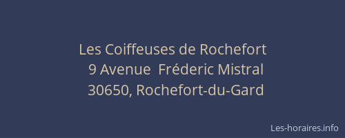Les Coiffeuses de Rochefort