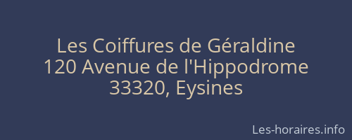 Les Coiffures de Géraldine