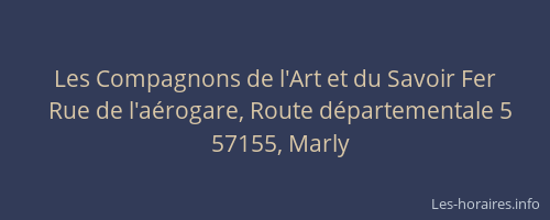 Les Compagnons de l'Art et du Savoir Fer