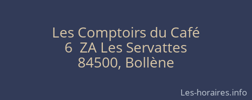 Les Comptoirs du Café
