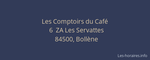 Les Comptoirs du Caf&eacute;