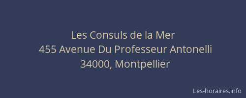 Les Consuls de la Mer