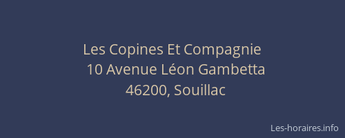 Les Copines Et Compagnie