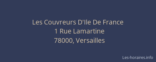 Les Couvreurs D'Ile De France