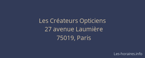 Les Créateurs Opticiens