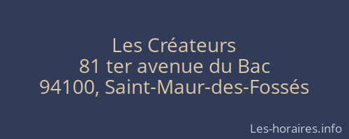 Les Créateurs