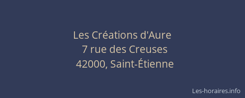 Les Créations d'Aure