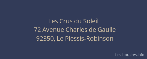 Les Crus du Soleil