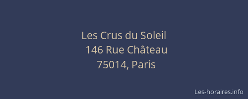 Les Crus du Soleil