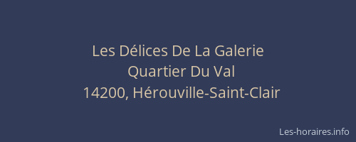 Les D&eacute;lices De La Galerie