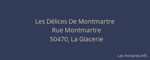 Les Délices De Montmartre