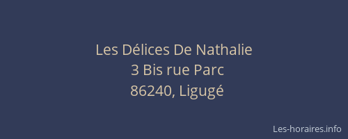 Les D&eacute;lices De Nathalie