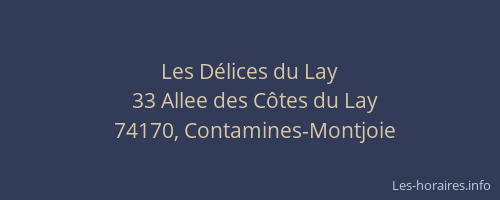 Les D&eacute;lices du Lay