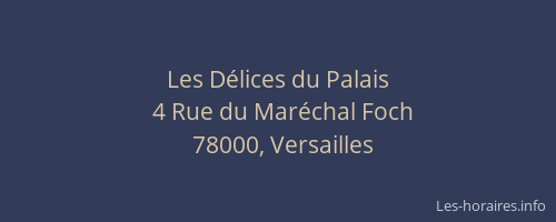 Les Délices du Palais