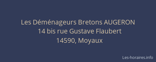Les Déménageurs Bretons AUGERON