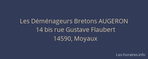 Les D&eacute;m&eacute;nageurs Bretons AUGERON