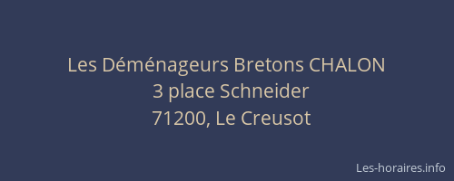 Les D&eacute;m&eacute;nageurs Bretons CHALON