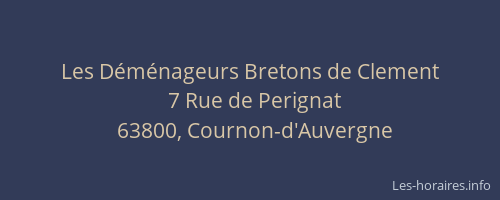 Les Déménageurs Bretons de Clement
