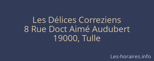 Les Délices Correziens