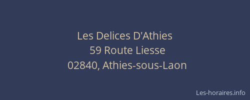 Les Delices D'Athies