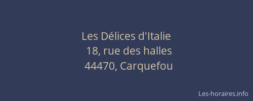 Les Délices d'Italie