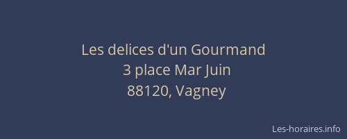 Les delices d'un Gourmand